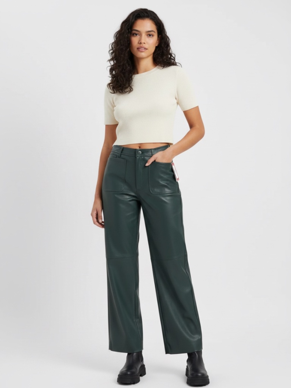 NWT Vince Camuto faux leather pants 12